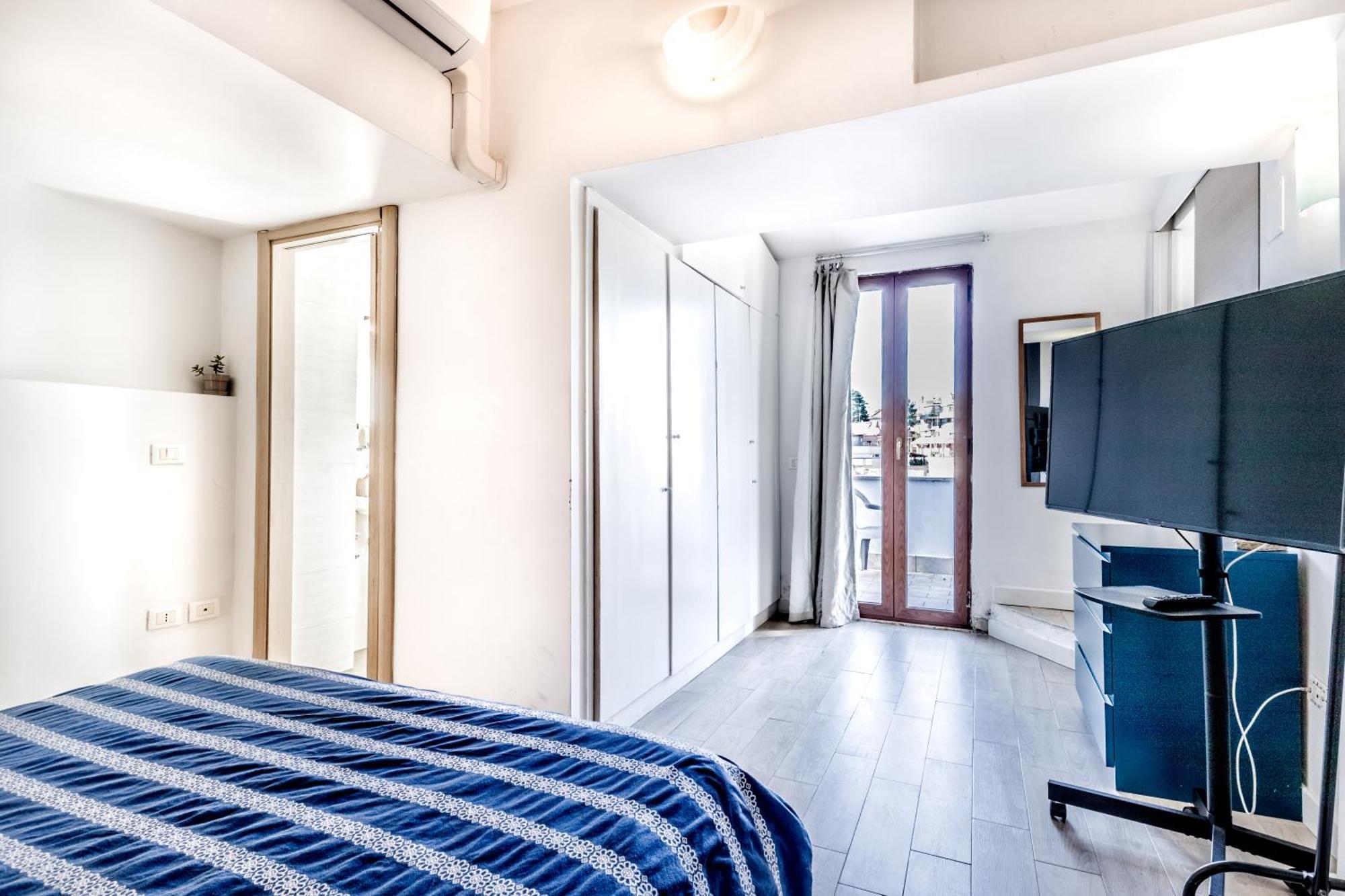Attico Trilocale In Zona Farnesina Apartamento Roma Exterior foto